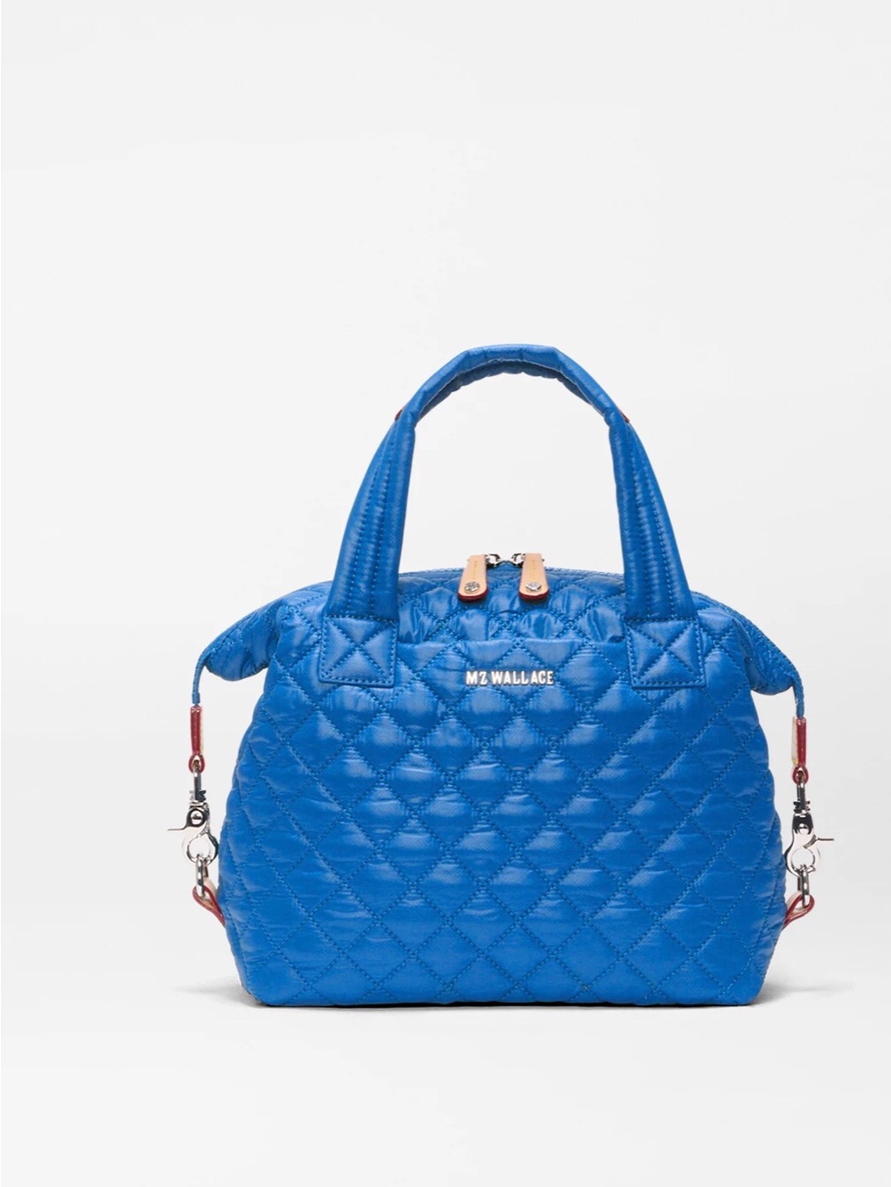 MZ Wallace Quilted Sutton Bag in Surf Blue